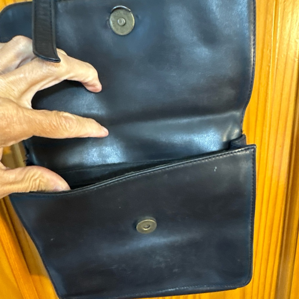 Nine West Navy Leather Bag - Picture 5 of 10